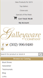 Mobile Screenshot of galleyware.com